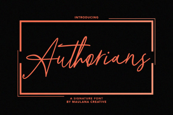 Authorians: The Perfect Handwritten Font for Business Branding