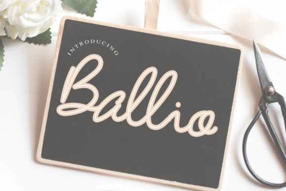 Ballio: The Perfect Handwritten Font for Crafters