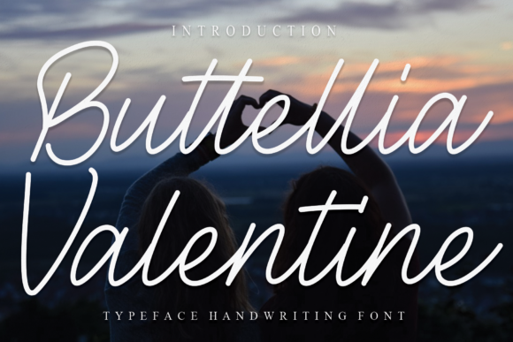 Buttellia Valentine: A Charming Handwritten Font for Makers