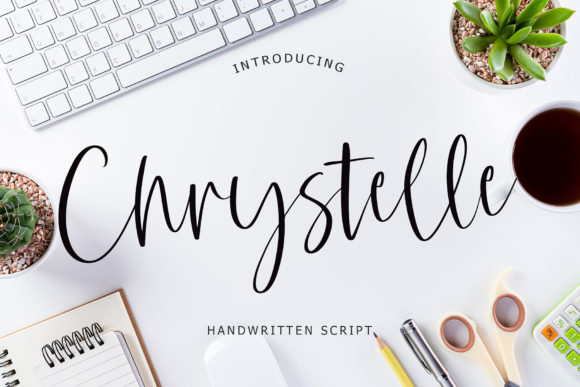 Chrystelle: An Elegant Handwritten Font for Crafters