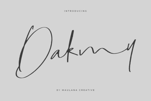 Dakmy Font: Choosing Elegant Typography for Digital Branding