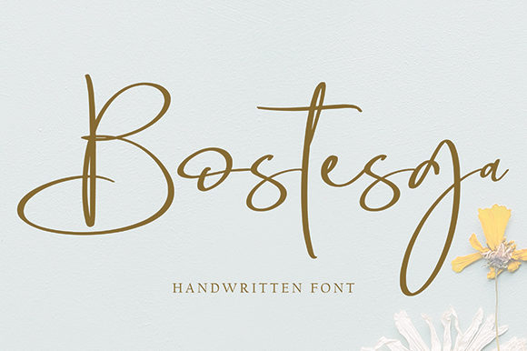 Discover Bostesga: A Versatile Script Handwritten Font