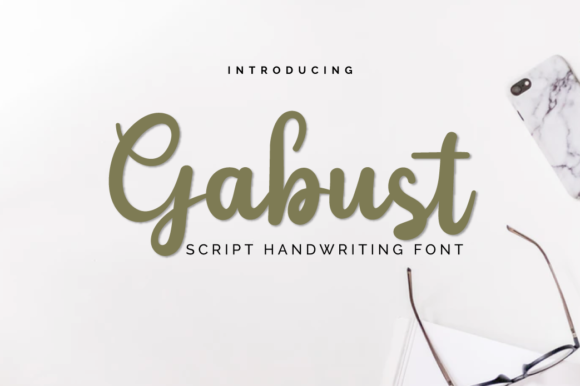 Discover Gabust: A Delicate Handwritten Font for Elegant Design