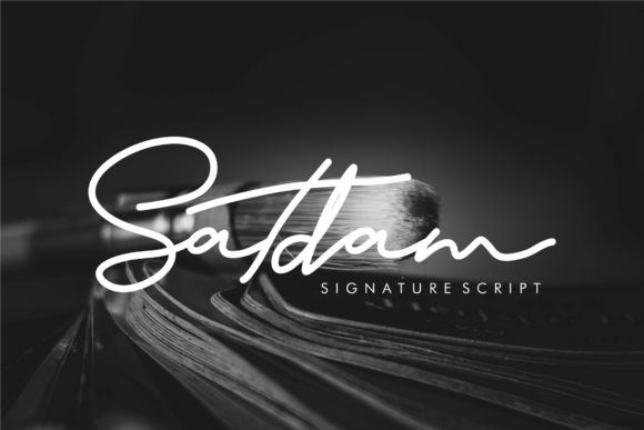 Discover Satdam: A Handwritten Font for Elegant Publishing