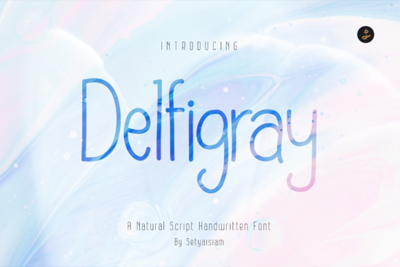 Discover the Charm of Delfigray: A Versatile Handwritten Font
