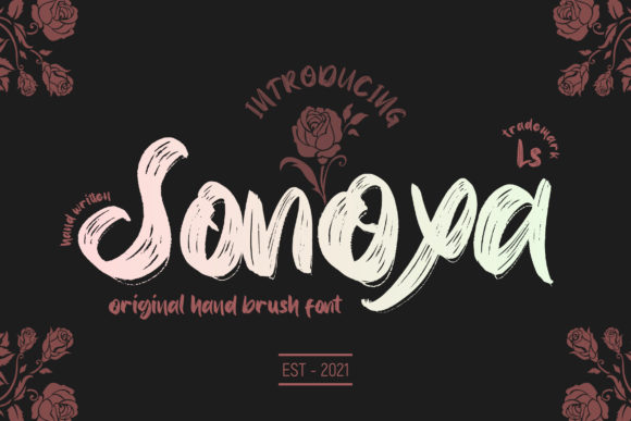 Elevate Your Brand with Sonoxa: A Daring Script Handwritten Font