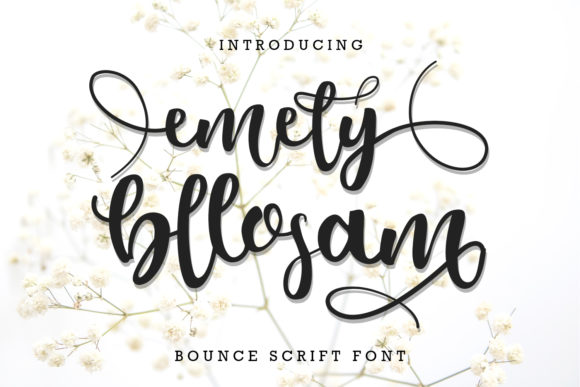 Emely Bllosom: A Fun and Bouncy Handwritten Font for Creative Projects