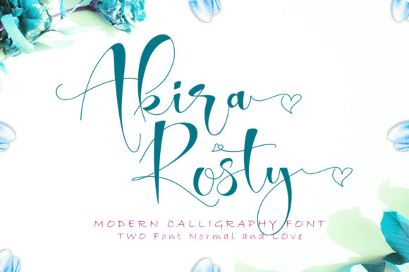 Enhance Your Brand with Akira Rosty: A Modern Handwritten Font