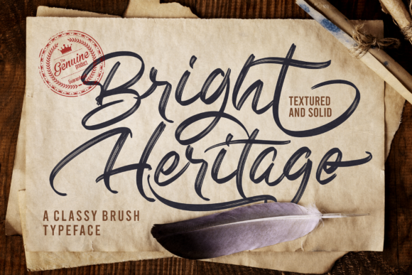 Enhance Your Brand with Bright Heritage Font