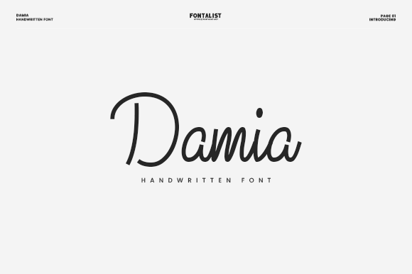 Exploring Damia: A Modern Script Handwritten Font