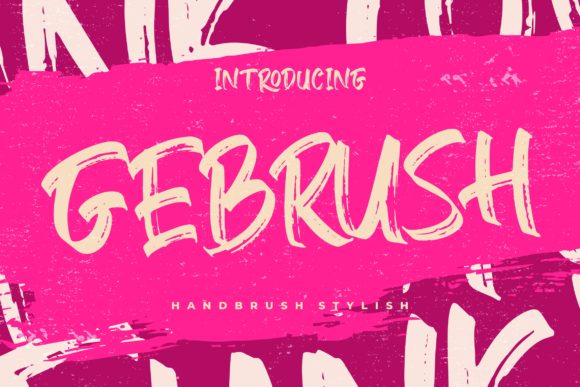 Gebrush: A Handwritten Font for Your Creative Projects