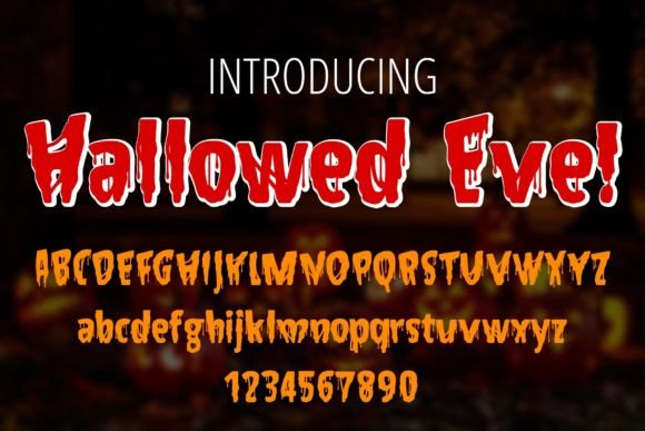 Hallowed Eve Font for Editorial Design