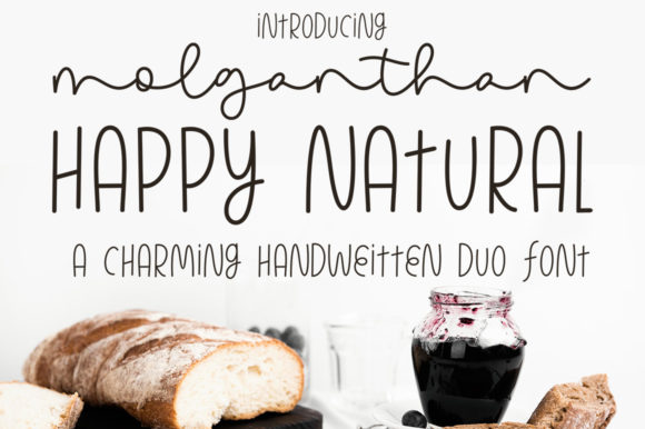 Happy Natural: A Charming Duo Font for Editorial Content