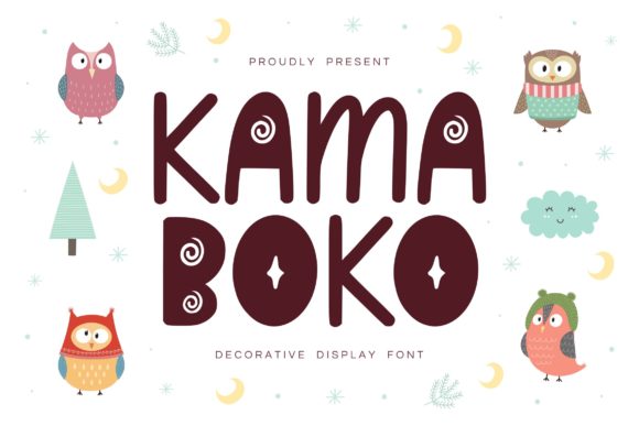 Kamaboko: A Sweet and Tasty Decorative Font for Editorial Design