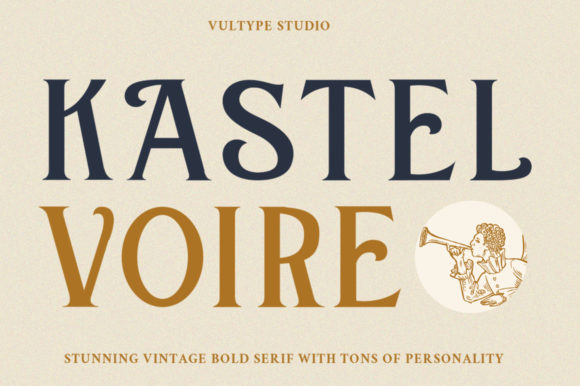 Kastel Voire: A Beautiful Serif Font for Creative Makers