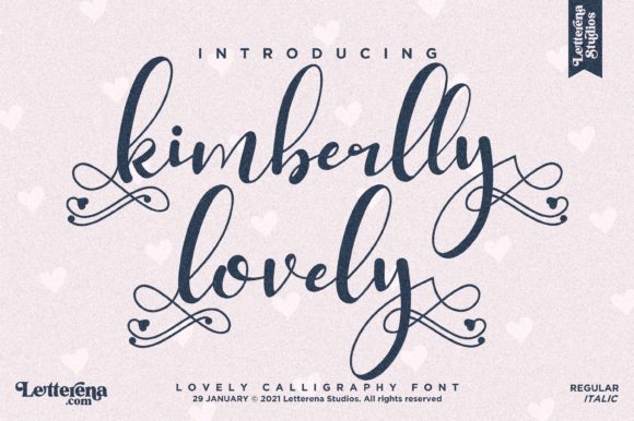 Kimberlly Lovely: A Sweet and Versatile Script Handwritten Font
