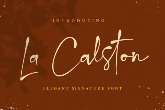 La Calston: A Charming Handwritten Font for Creative Makers