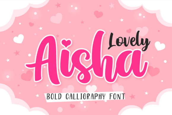 Lovely Aisha: A Charming Script Font for Modern Marketing