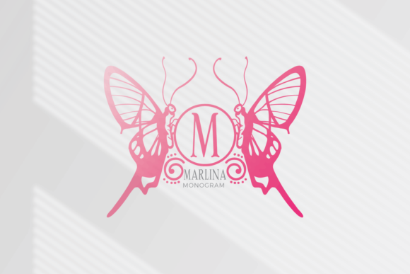 Marlina Monogram: A Decorative Font for Digital Branding