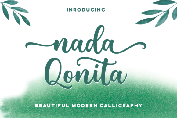 Nada Qonita: A Sophisticated Calligraphy Font for Modern Projects