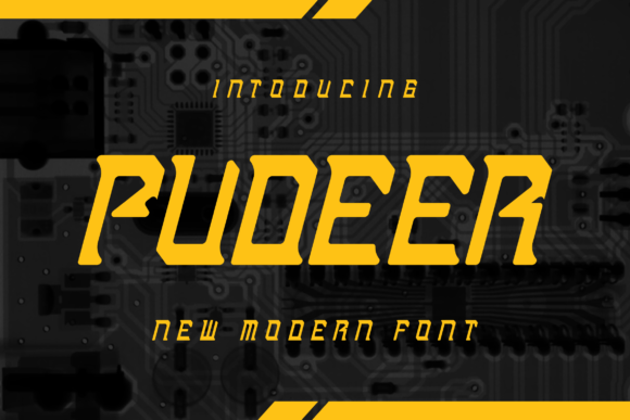 Pudeer Font for Creative Handmade Products and Packaging