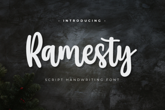 Ramesty: A Charming Script Handwritten Font for Web Design