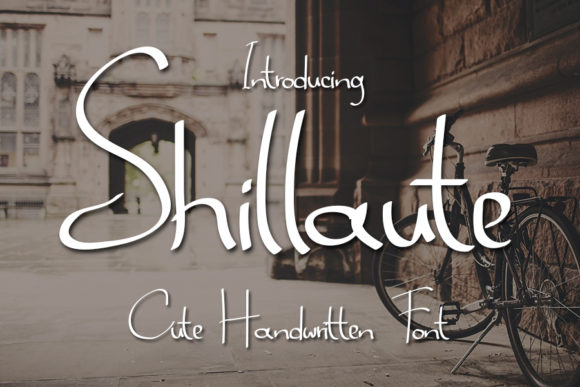 Shillaute: A Thin and Elegant Handwritten Font for Publishing