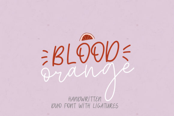 Transform Your Brand with Blood Orange Duo Font