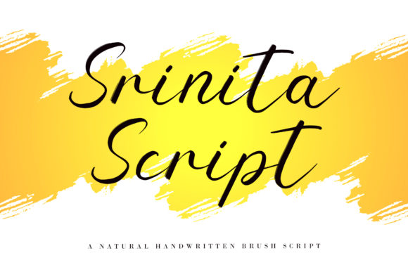 Transform Your Brand with Srinita: A Classic Handwritten Font