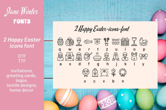 Using the Happy Easter Icons Font in Modern Web Design